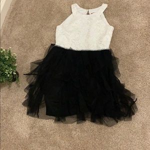 Speechless black and white girls dress